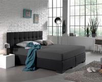 Dreamhouse Dubbel Jersey 220 gr. Hoeslaken Antraciet 140 x 200/220 cm - thumbnail