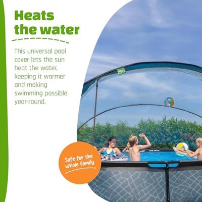 EXIT Zwembadoverkapping rond 450 cm - universeel