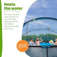 EXIT Zwembadoverkapping rond 450 cm - universeel - thumbnail