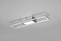 Trio Verstelbare led plafondlampTwister rvs - R67183108 - thumbnail