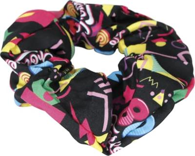 Scrunchie 80&apos;s Forever Zwart