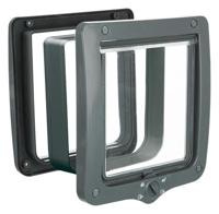 TRIXIE 4-WEG KATTENLUIK MET TUNNEL GRIJS 28X24 CM - thumbnail