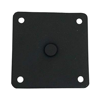 Stalen meubelpoot chroom rond ø 3 cm en hoogte 20 cm