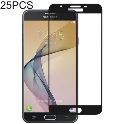 25 stuks volledige lijm volledige cover Screen Protector gehard glas film voor Galaxy J7 Prime