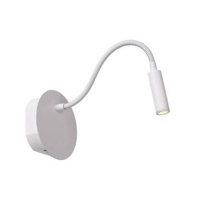 Lucide JOLIJN - Oplaadbare Bedlamp / Wandlamp - Accu/Batterij - Ø 11 cm - LED - 1x2W 3000K - Magnetisch - Wit