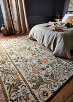Morris & Co - Wilhelmina Linen Mustard 127401 - 140x200 cm Vloerkleed - thumbnail