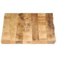 Tafelblad met natuurlijke rand 110x60x2,5 cm massief mangohout - thumbnail