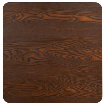 Bistrotafel 50x50 cm MDF donkerbruin