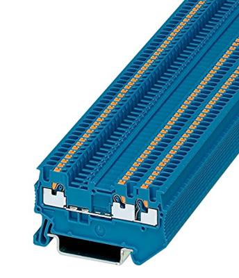 Phoenix Contact 3208168 Doorgangsserieklem 3.5 mm Snelaansluiting Blauw 50 stuk(s) Phoenix Contact 3208168 Doorgangsserieklem 3.5 mm Snelaansluiting Blauw 50 stuk(s)