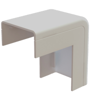 Canalit CS25 BU C buitenbocht 25X13 Systeem 25 creme 931021 - thumbnail