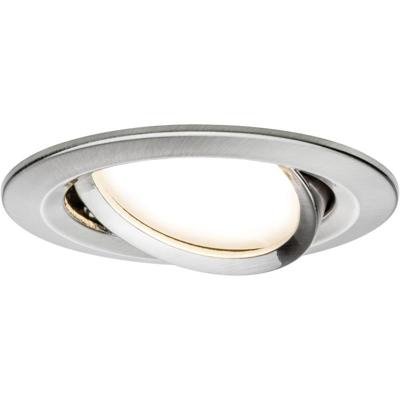 Paulmann 93878 Coin Slim LED-inbouwlamp Set van 3 stuks LED LED vast ingebouwd 18 W IJzer (geborsteld) Paulmann 93878 Coin Slim LED-inbouwlamp Set van 3 stuks LED LED vast ingebouwd 18 W IJzer (geborsteld)