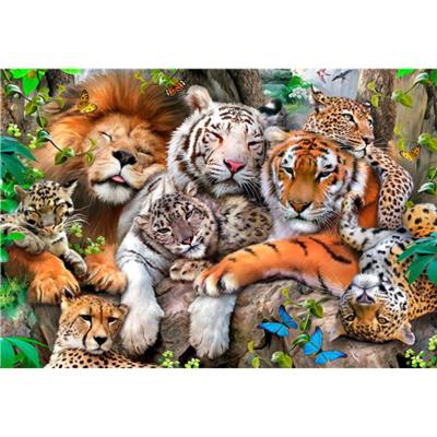 Wooden City houten puzzel wilde dieren