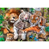 Wooden City houten puzzel wilde dieren - thumbnail