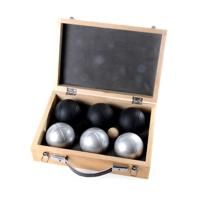 Engelhart Jeu de boules in luxe koffer, 6 ballen - thumbnail