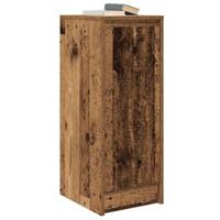 Dressoir 29,5x34x76 cm bewerkt hout oud houtkleurig - thumbnail