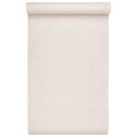 VidaXL Vliesbehang 3d effen 10x0,53 m crèmekleurig - thumbnail