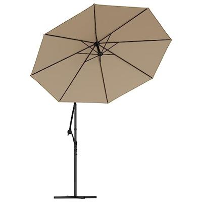 VidaXL Vervangingsdoek voor zweefparasol 300 cm taupe