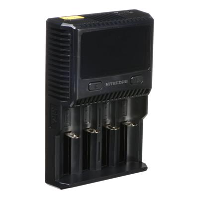 Nitecore SC4-4-bay professionele lader voor Li-Ion, NiMH, NiCd batterijen, LCD-kleurendisplay