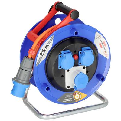 Camping Kabelhaspel 25m Garant CEE IP44 (CEE Kabeltrommel met H07RN-F 3G2,5-kabel in oranje, Kabelha