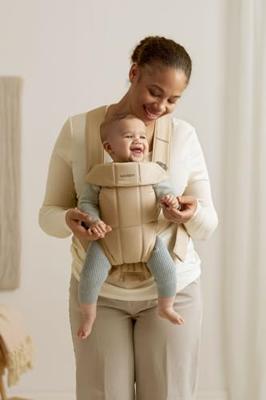 Geweven babydrager Mini BABYBJÖRN beige