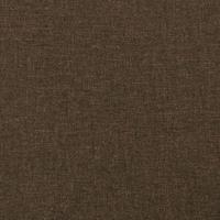 Hoofdbord met randen 147x16x118/128 cm stof donkerbruin - thumbnail