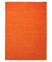 Tapeso Hoogpolig vloerkleed shaggy Trend effen - oranje - 160x230 cm - thumbnail