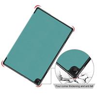 Lunso - Lenovo Tab M10 Gen 3 (3e generatie) - Tri-Fold Bookcase hoes - Groen - thumbnail