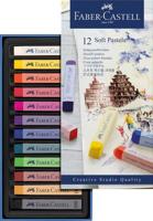 Faber Castell FC-128312 Pastelkrijt Creative Studio Softpastel 12 Delig Etui - thumbnail
