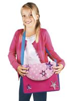 knutselset Glitter Shoulder Bag meisjes polyester roze - thumbnail