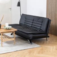 Bendt Slaapbank 'Oliver' PU-leder, kleur zwart - thumbnail