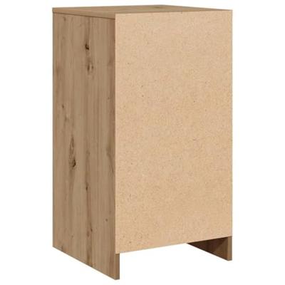 Dressoir artisanaal eikenkleurig 40 x 41 x 75 cm Bewerkt hout Dressoir artisanaal eikenkleurig 40 x 41 x 75 cm Bewerkt hout