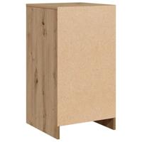 Dressoir artisanaal eikenkleurig 40 x 41 x 75 cm Bewerkt hout - thumbnail