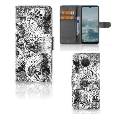 Telefoonhoesje met Naam Nokia G10 | G20 Skulls Angel Telefoonhoesje met Naam Nokia G10 | G20 Skulls Angel