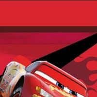 Cars strandlaken 70 x 140 cm Rood - thumbnail