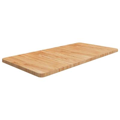 VidaXL Wastafelblad 100x50x2,5cm behandeld massief hout lichtbruin VidaXL Wastafelblad 100x50x2,5cm behandeld massief hout lichtbruin