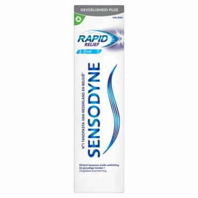 Sensodyne Tandpasta rapid relief 75 Milliliter Sensodyne Tandpasta rapid relief 75 Milliliter