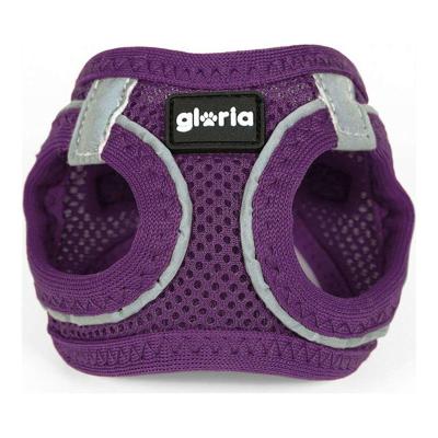 Hondentuigje Gloria Air Mesh Trek Star Verstelbaar Paars Maat XXXS (18-20 cm)