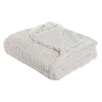 Deken Home ESPRIT Beige 220 x 240 x 1 cm - thumbnail