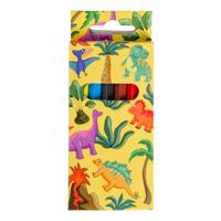 LG-Imports Kleurpotloden dino, 6st. - thumbnail