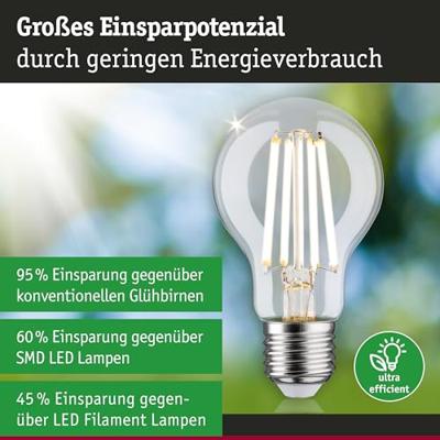 Paulmann 29121 LED-lamp Energielabel A (A - G) E27 4 W Warmwit (Ø x h) 60 mm x 105 mm 1 stuk(s) Paulmann 29121 LED-lamp Energielabel A (A - G) E27 4 W Warmwit (Ø x h) 60 mm x 105 mm 1 stuk(s)