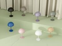 Tafellamp bruin met schakelaar en e14 fitting &apos;Hello&apos; DFTP - thumbnail