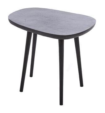 Light & Living Bijzettafel 'Puno' 48 x 32cm, kleur Mat Zwart