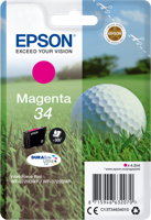 Epson inktcartridge 34, 300 pagina's, OEM C13T34634010, magenta - thumbnail