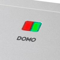 DOMO DO9250W Wafelijzer Anti-aanbaklaag, Controlelampje, Inklapbaar Zilver - thumbnail