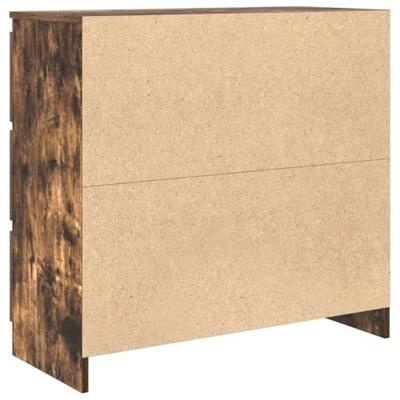 Dressoir 80x35x76 cm spaanplaat gerookt eikenkleurig Dressoir 80x35x76 cm spaanplaat gerookt eikenkleurig