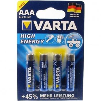 Varta AAA Batterijen 4 Stuks
