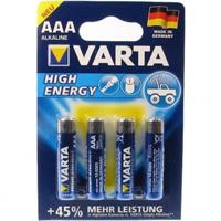 Varta AAA Batterijen 4 Stuks - thumbnail