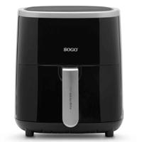 SOGO Human Technology FRE-SS-10865 Airfryer 3.5 l 1200 W Zwart, Zilver - thumbnail