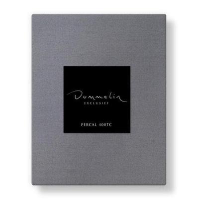 Dommelin Dommelin Split Topper Hoeslaken Uni Percal 400TC 750 Zink 140x210/9 S90