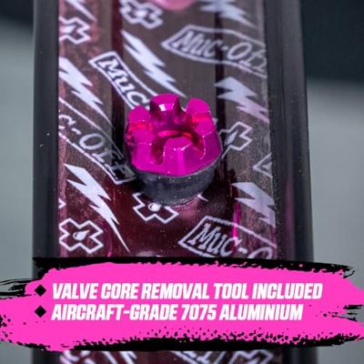 Muc-Off Muc off tubeless valve v2 sv (44mm) colour: fuchsia aluminium